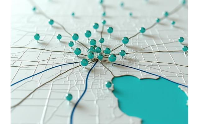 An interactive map showing fitness hotspots and trails across Austin, Texas.