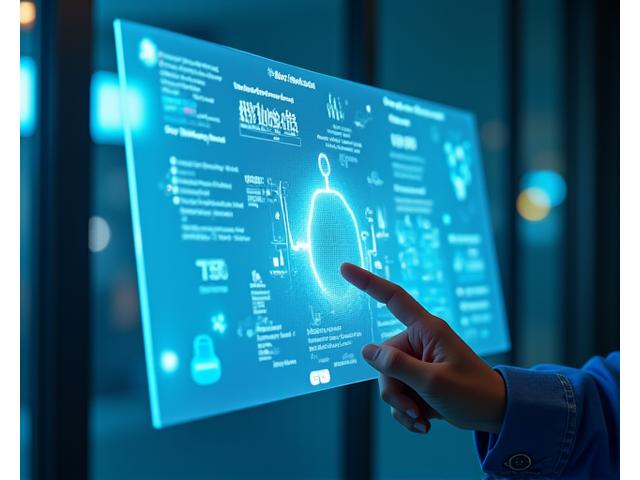 AI interface showing personalized wellness product recommendations, tailored to an individual's health data.